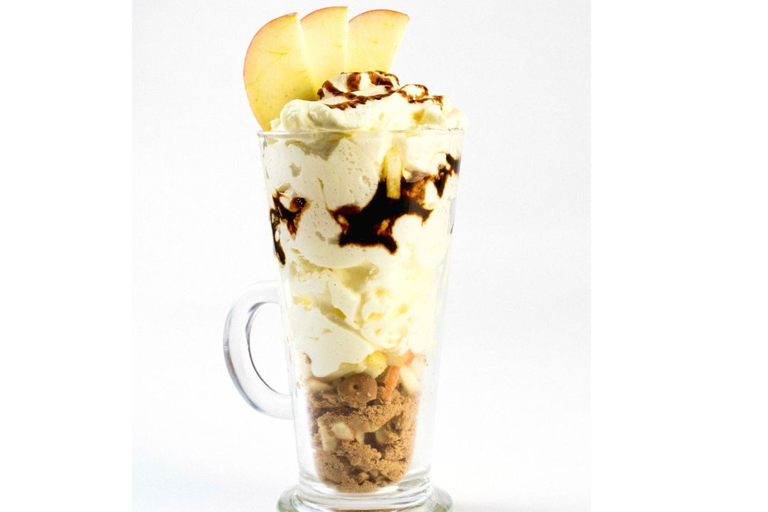 Apple Crumble With Honey Whipped Cream