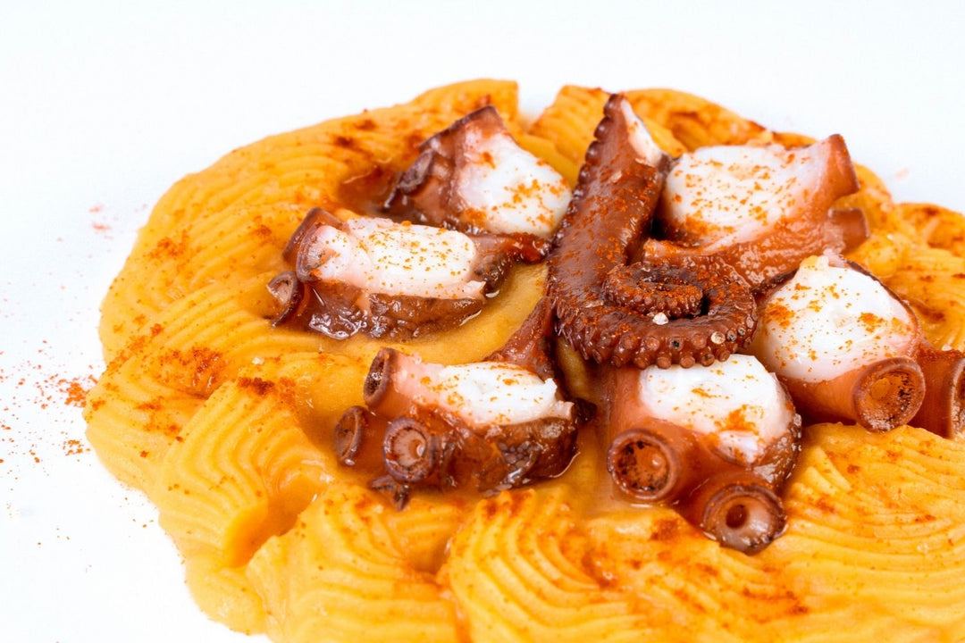 Spanish Tapas: Galician Style Octopus With Potato Mousse