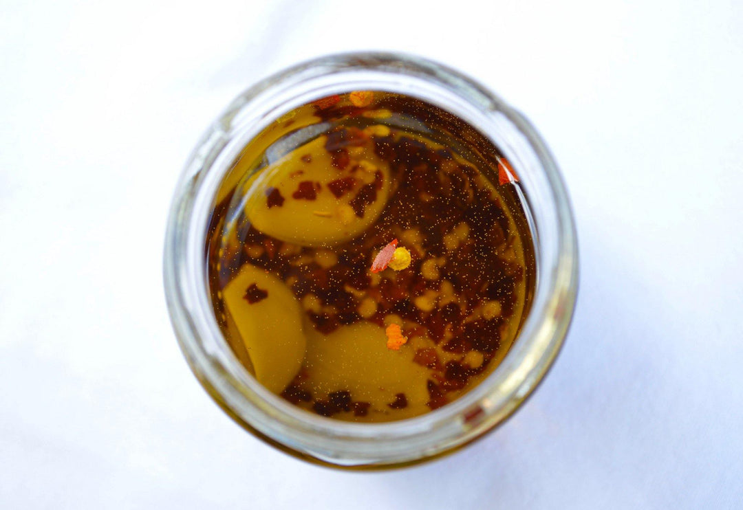 Garlic and Chilli Infused Olive Oil