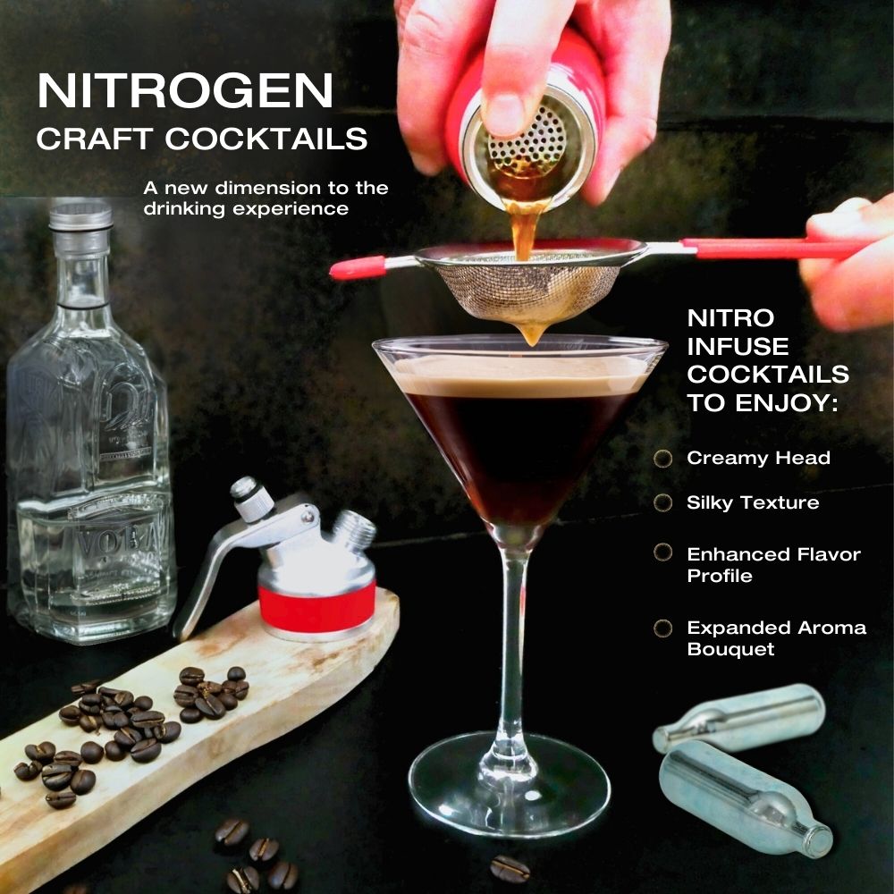 Infuzi Mixology Cocktail Maker Machine & Fast Alcohol Infuser, 1 Pint