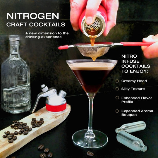 Infuzi Mixology Cocktail Maker Machine & Fast Alcohol Infuser, 1 Pint