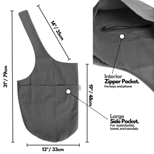 YogiiiTote (Ash Gray)