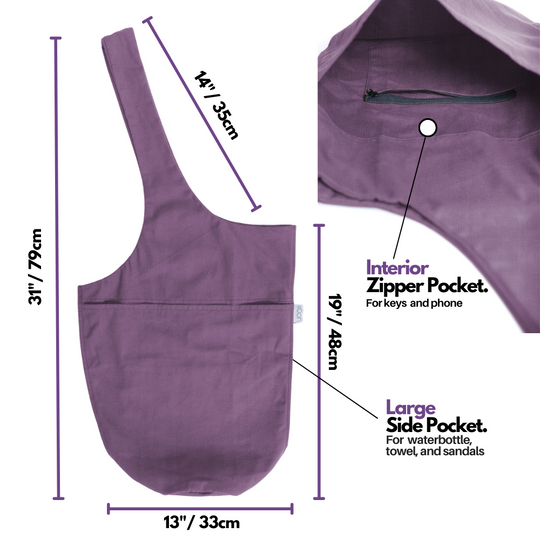 YogiiiTote (Imperial Purple)