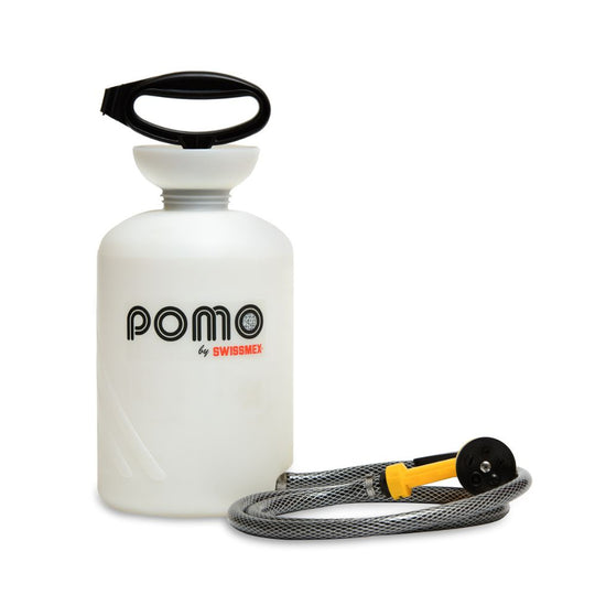 POMO High Pressure Outdoor Portable Shower or Sprayer with Hand Pump, 1.5 Gallon