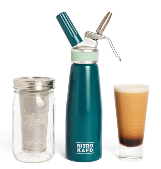 NITRO KAFO Nitro Cold Brew Coffee Maker Kit (1 Quart/1L)