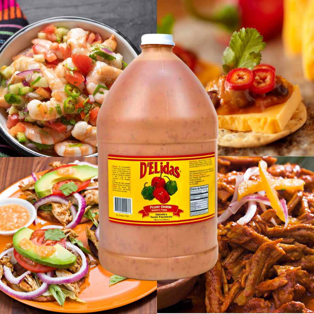 D'ELidas Habanero Hot Sauce, 128 Fl Oz/1 Gallon