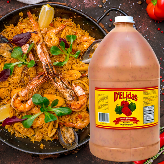 D'ELidas Habanero Hot Sauce, 128 Fl Oz/1 Gallon