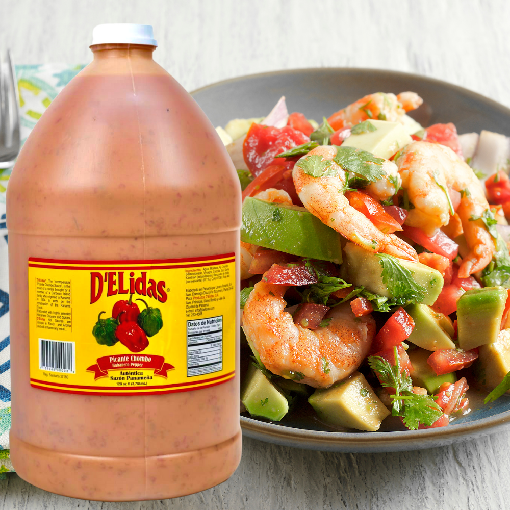 D'ELidas Habanero Hot Sauce, 128 Fl Oz/1 Gallon