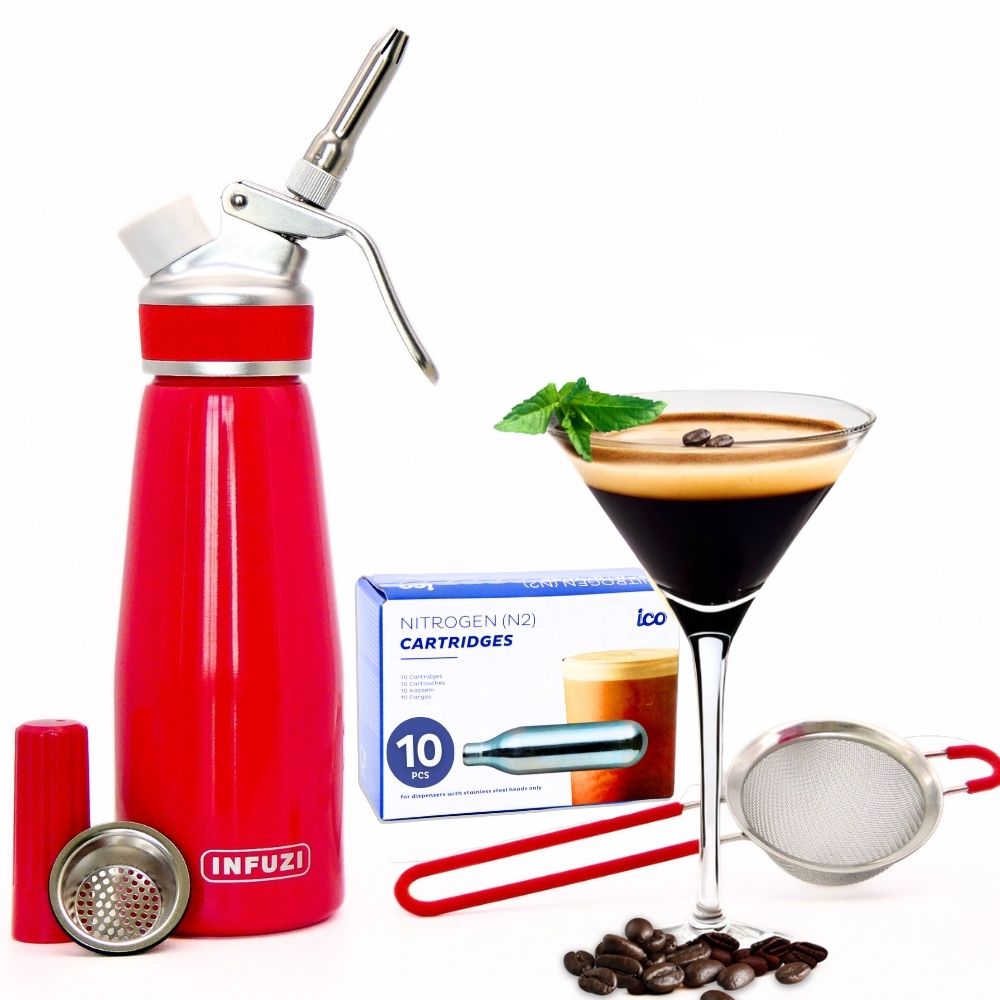 Infuzi Mixology Cocktail Maker Machine & Fast Alcohol Infuser, 1 Pint