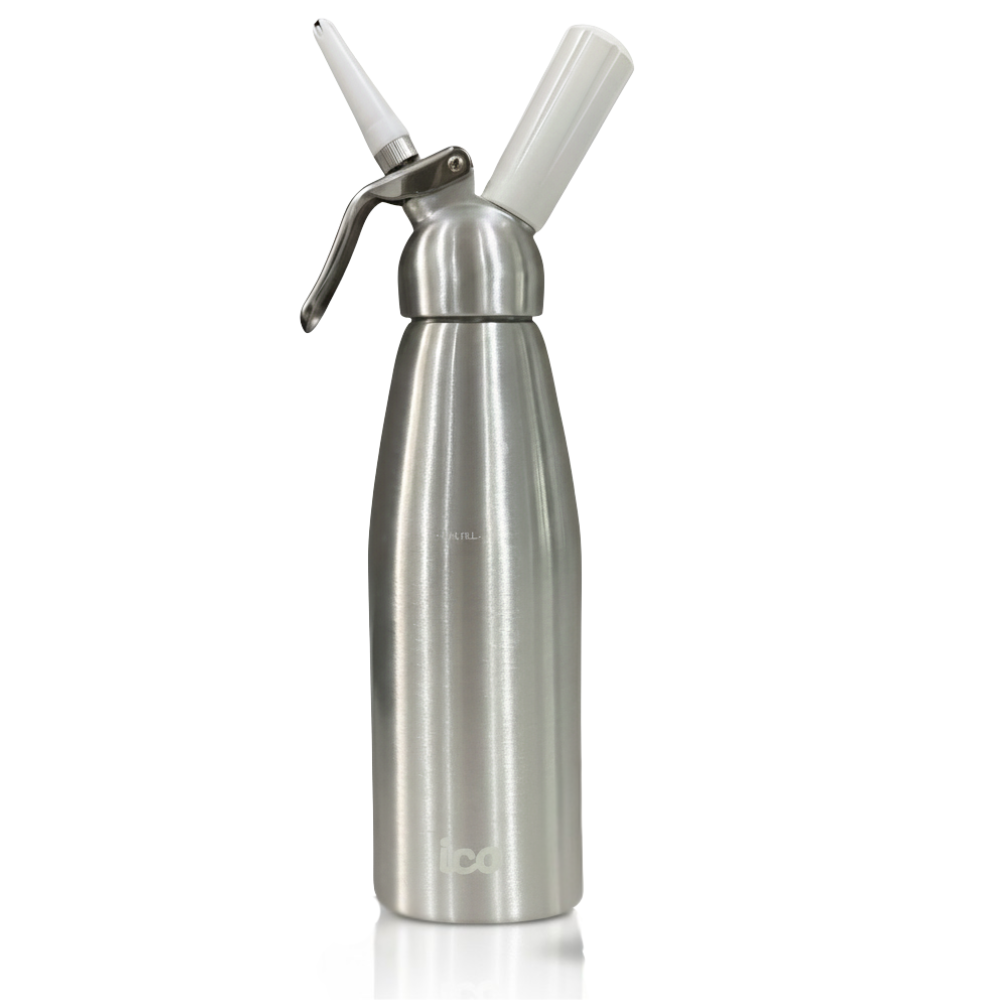 ICO Professional Aluminum Whipped Cream Maker Dispenser (1 Quart/1