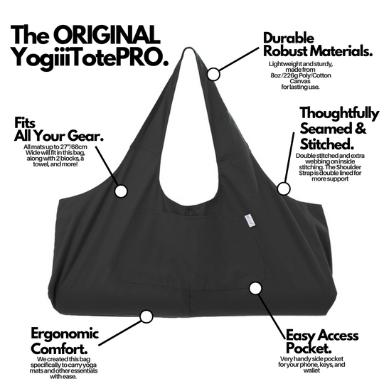 YogiiiTotePRO (Obsidian Black)