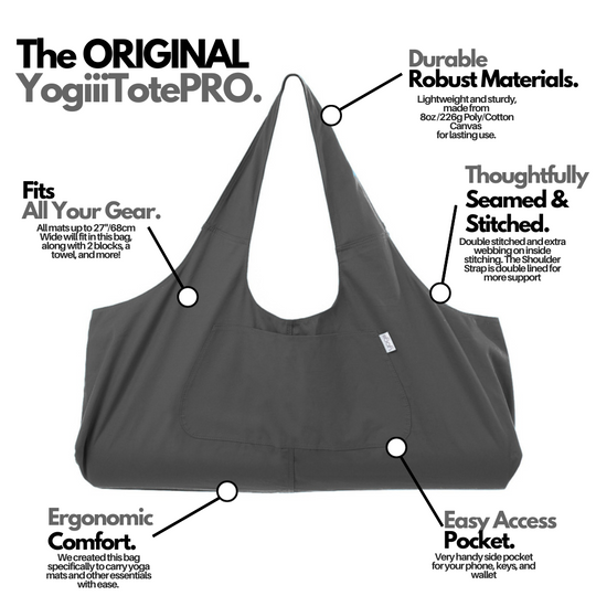 YogiiiTotePRO (Ash Gray)