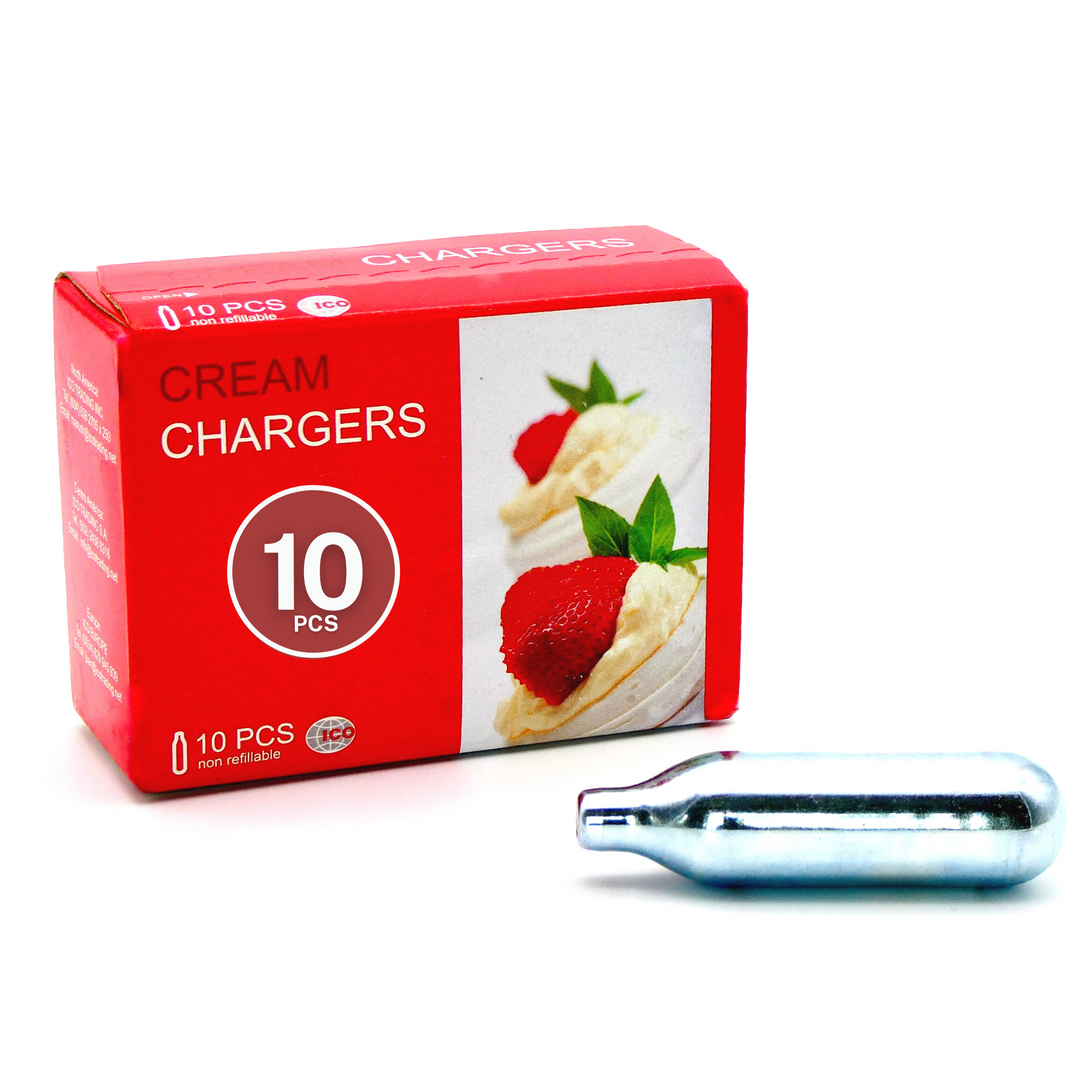 ICO 8g N2O Whip Cream Cartridges, Whipped Cream Chargers
