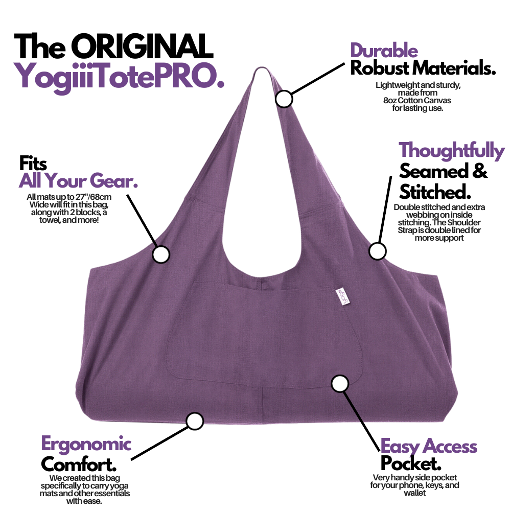 YogiiiTotePRO (Imperial Purple)