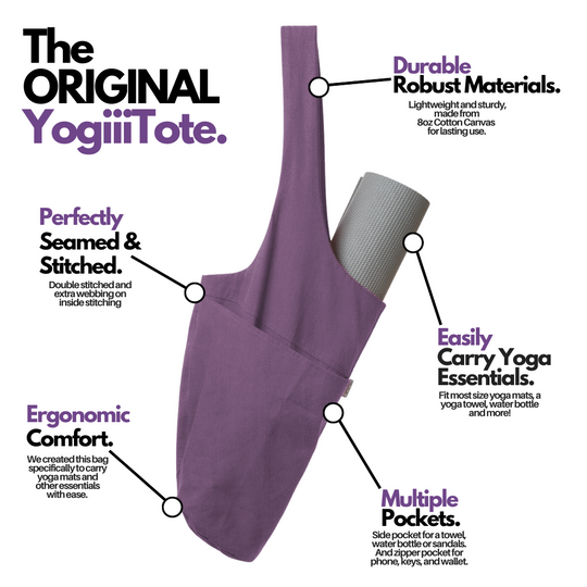 YogiiiTote (Imperial Purple)