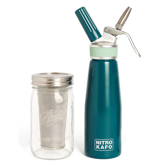 NITRO KAFO Nitro Cold Brew Coffee Maker Kit (1 Quart/1L)