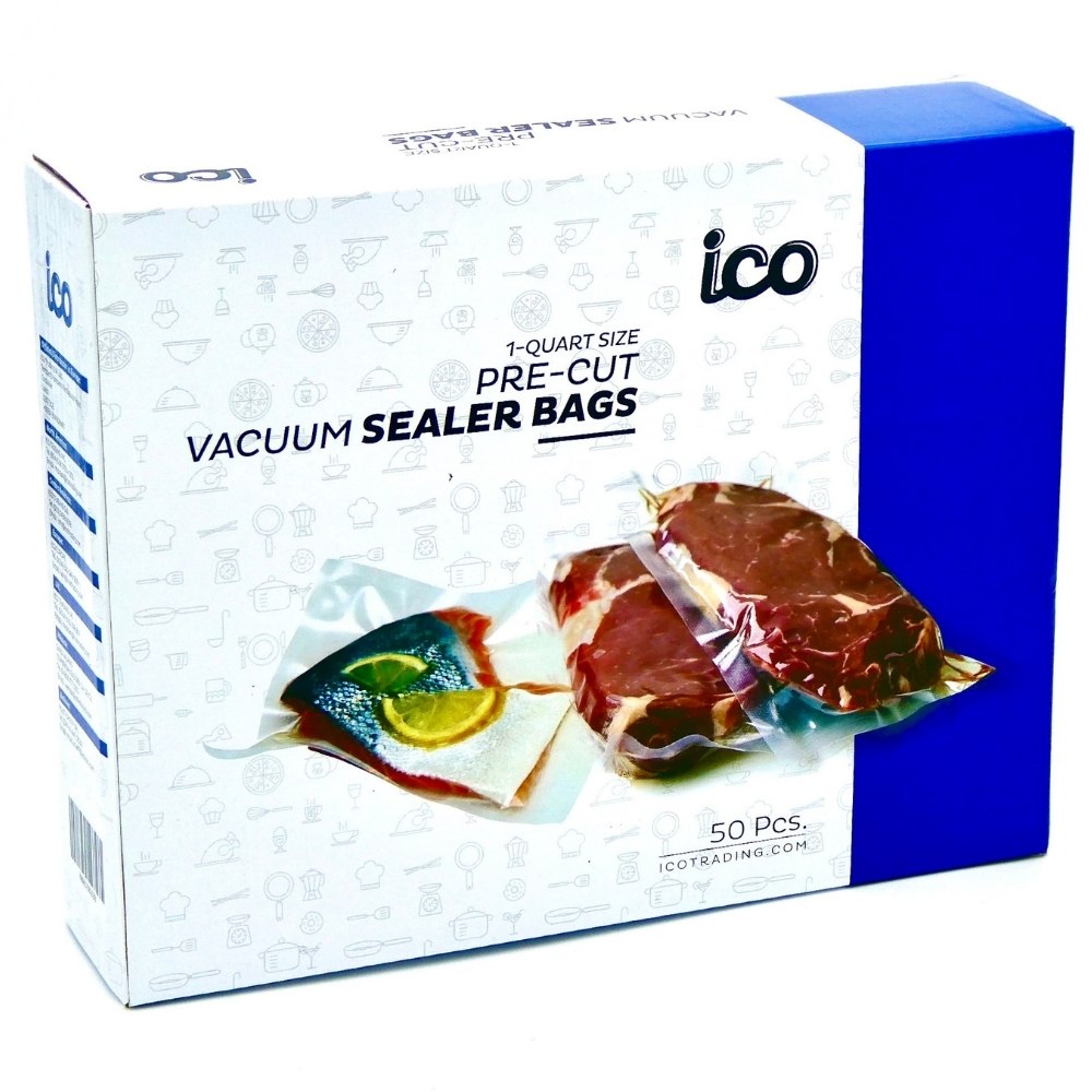 ICO Vacuum Sealer Bags, 50 count