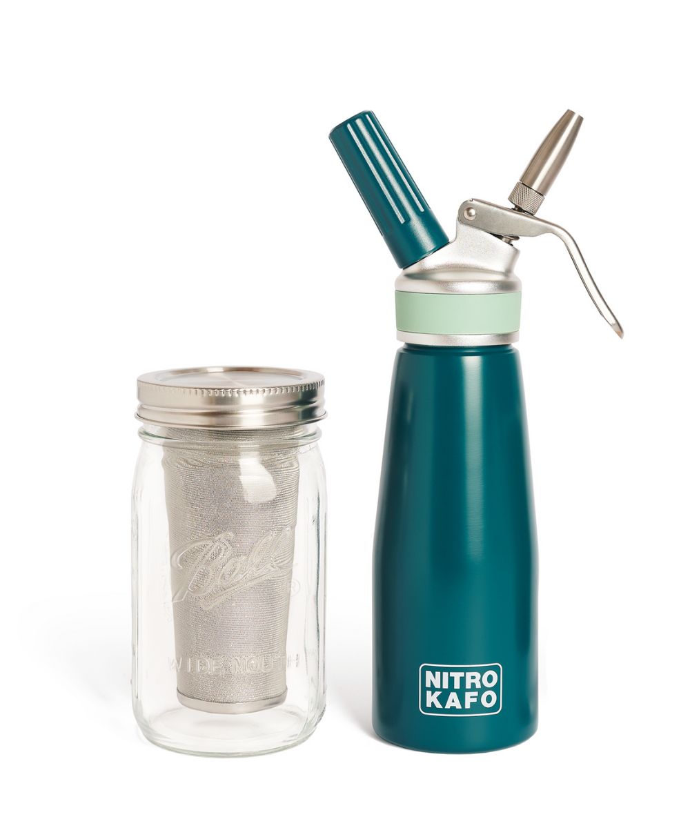 NITRO KAFO Nitro Cold Brew Coffee Maker Kit (1 Pint/0.5L)