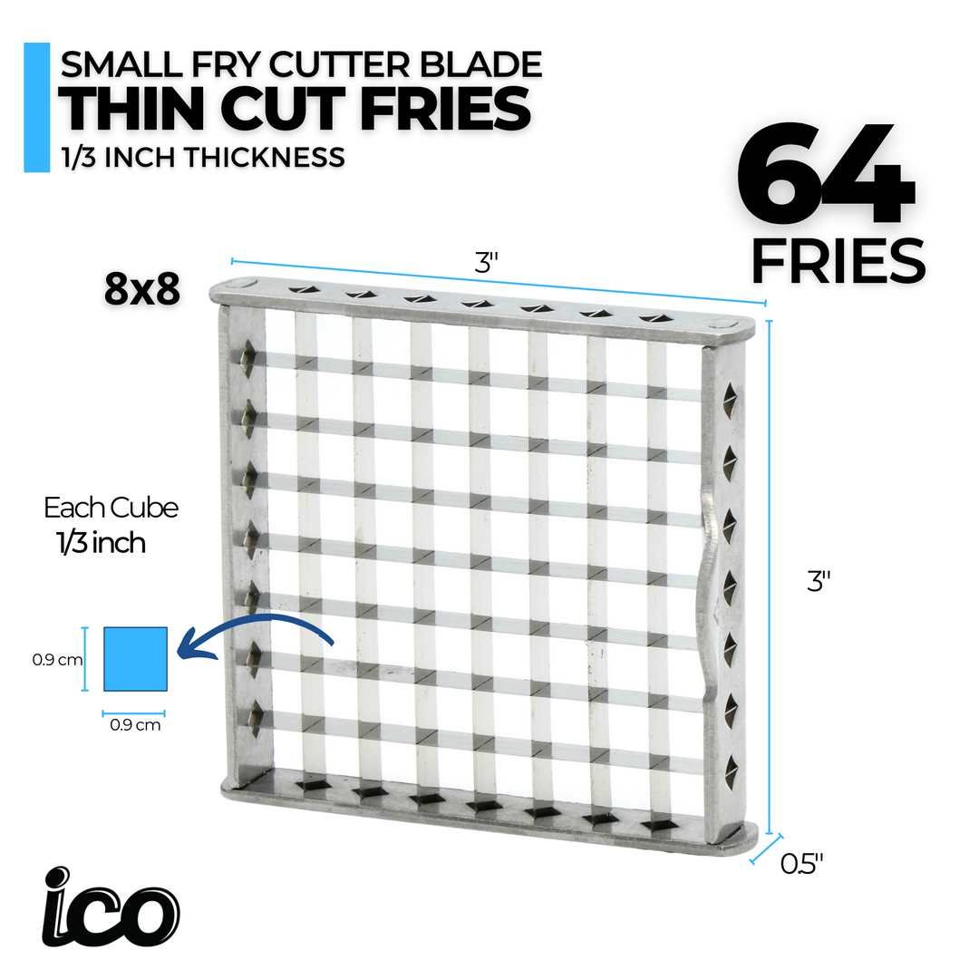 ICO Replacement Fry Cutter SMALL Blade and Pusher
