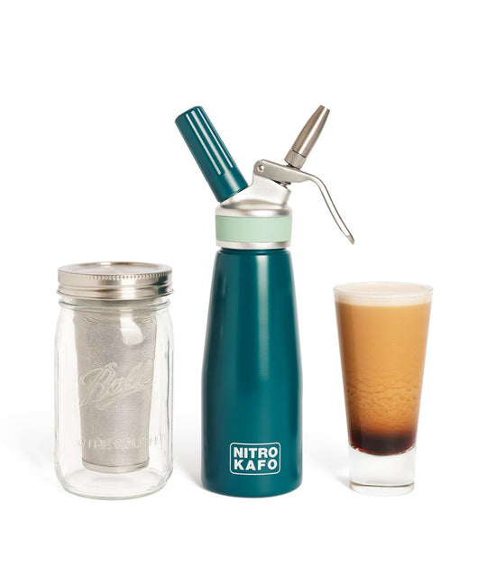 NITRO KAFO Nitro Cold Brew Coffee Maker Kit (1 Pint/0.5L)