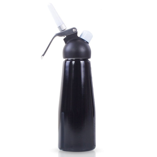 ICO Black Aluminum Whipped Cream Maker Dispenser (1 Pint/0.5L)