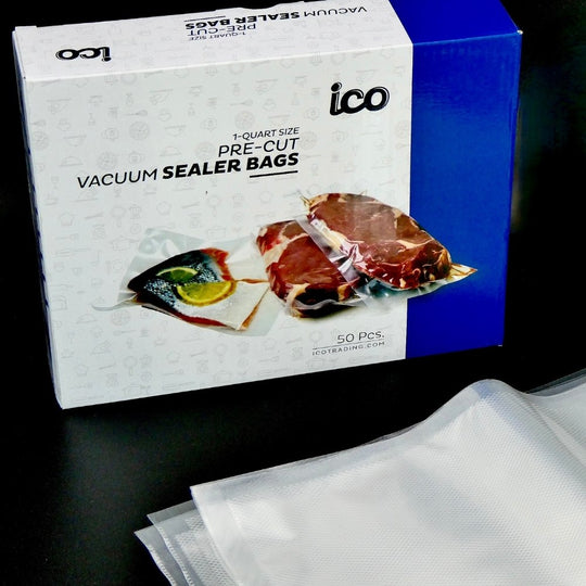 ICO Vacuum Sealer Bags, 50 count