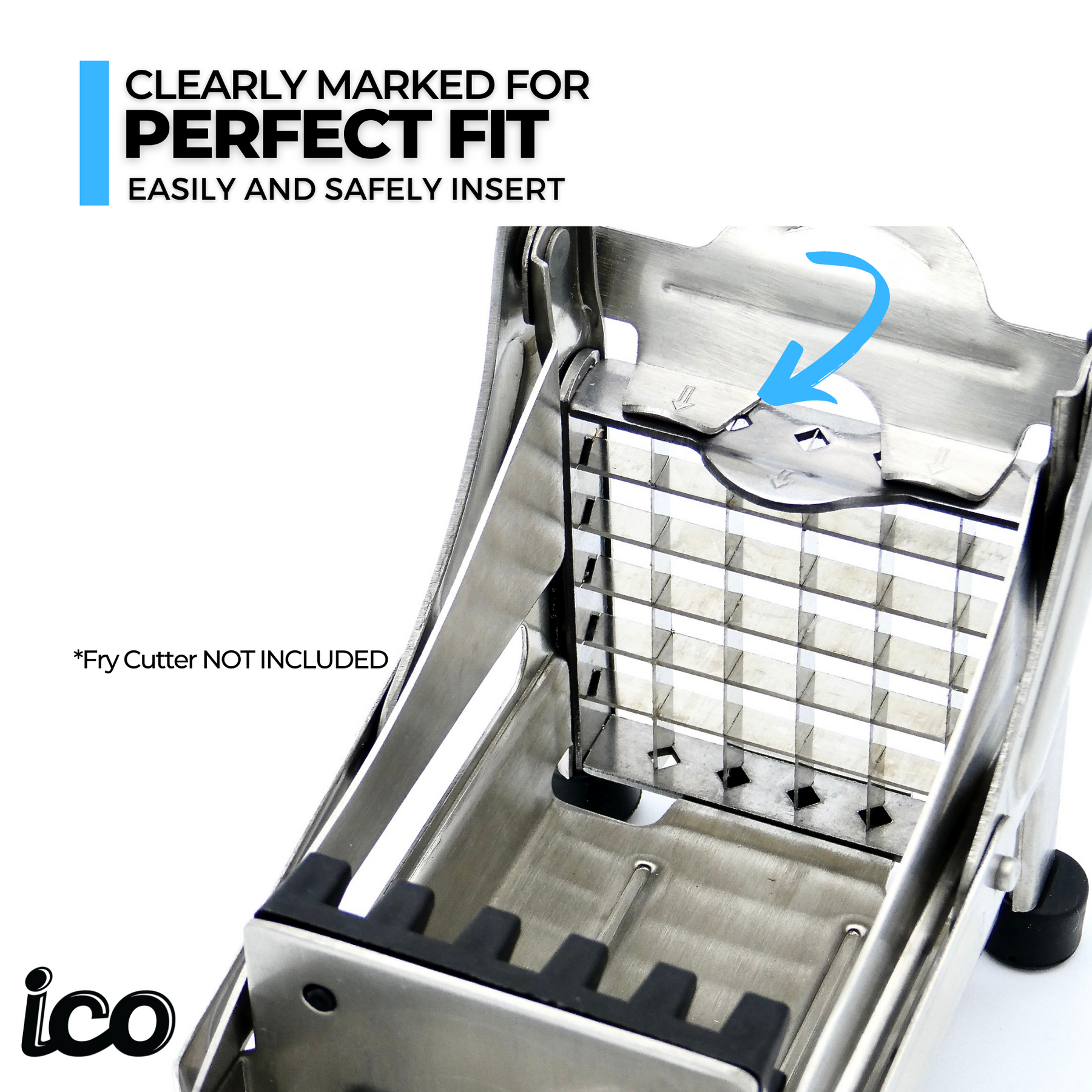 ICO Replacement Fry Cutter Small Blade and Pusher