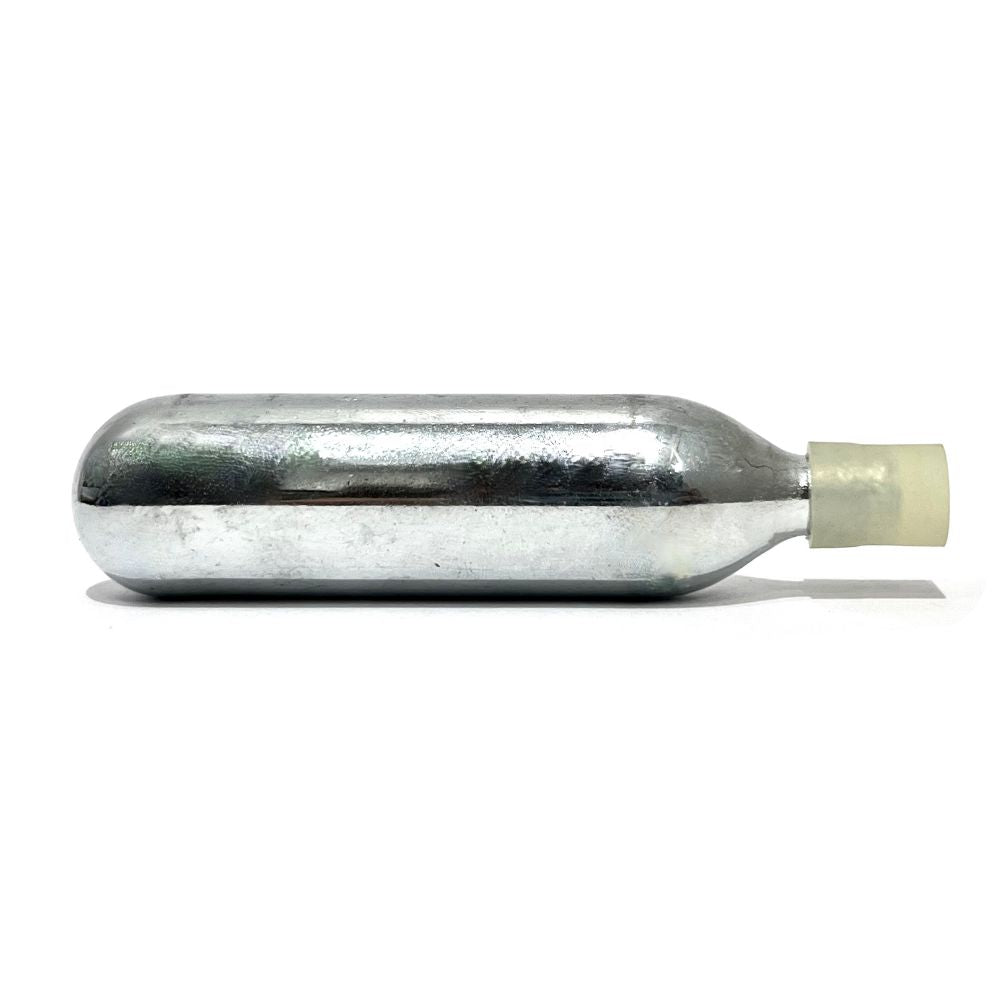 ICO 6.5g Argon Cartridges with White Cap for Wine Preservation, Threaded