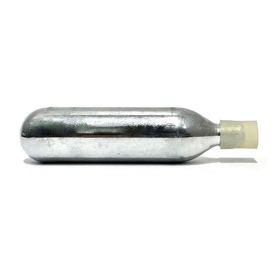 ICO 6.5g Argon Cartridges with White Cap for Wine Preservation, Threaded