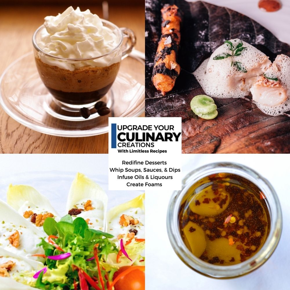 ICO Professional All Stainless Steel Whipped Cream Dispenser (1 Pint/0.5L)