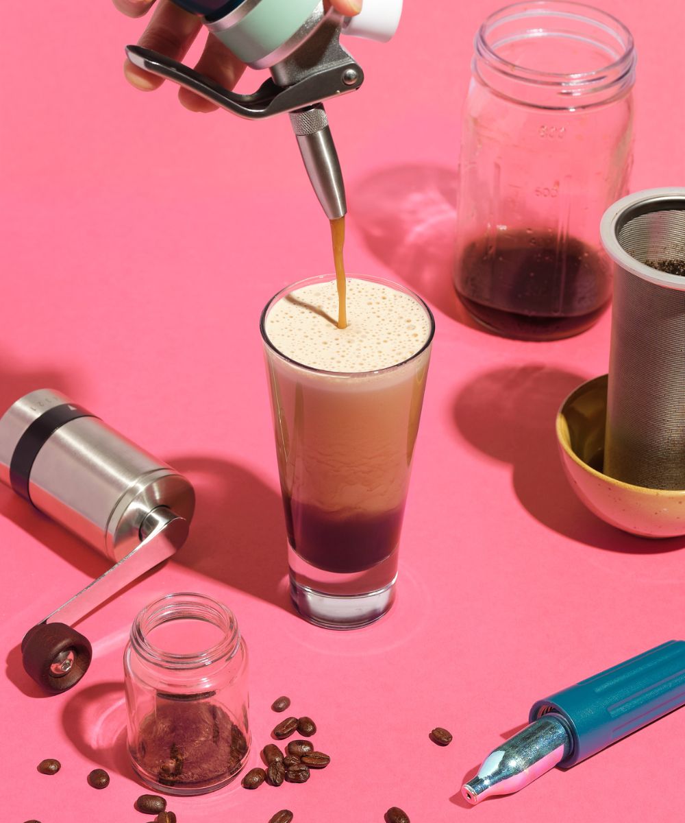 NITRO KAFO Nitro Cold Brew Coffee Maker Kit (1 Pint/0.5L)