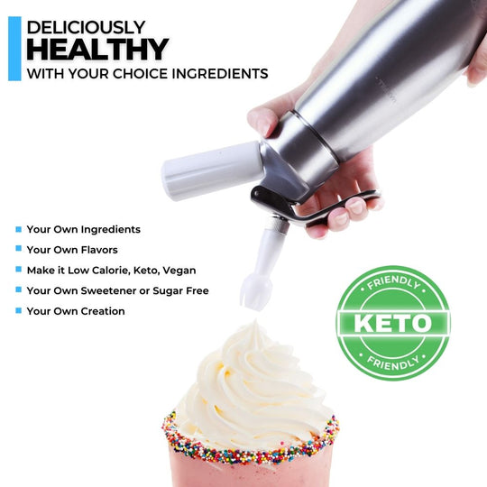 ICO 8g N2O Whip Cream Cartridges