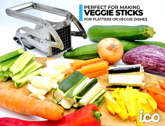 ICO Stainless Steel 2-Blade French Fry Potato Cutter - ICO USA STORE