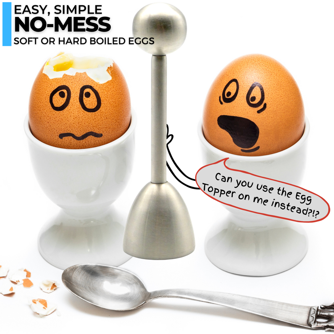 ICO Stainless Steel Egg Topper, Opener, Cracker & Eggshell Remover