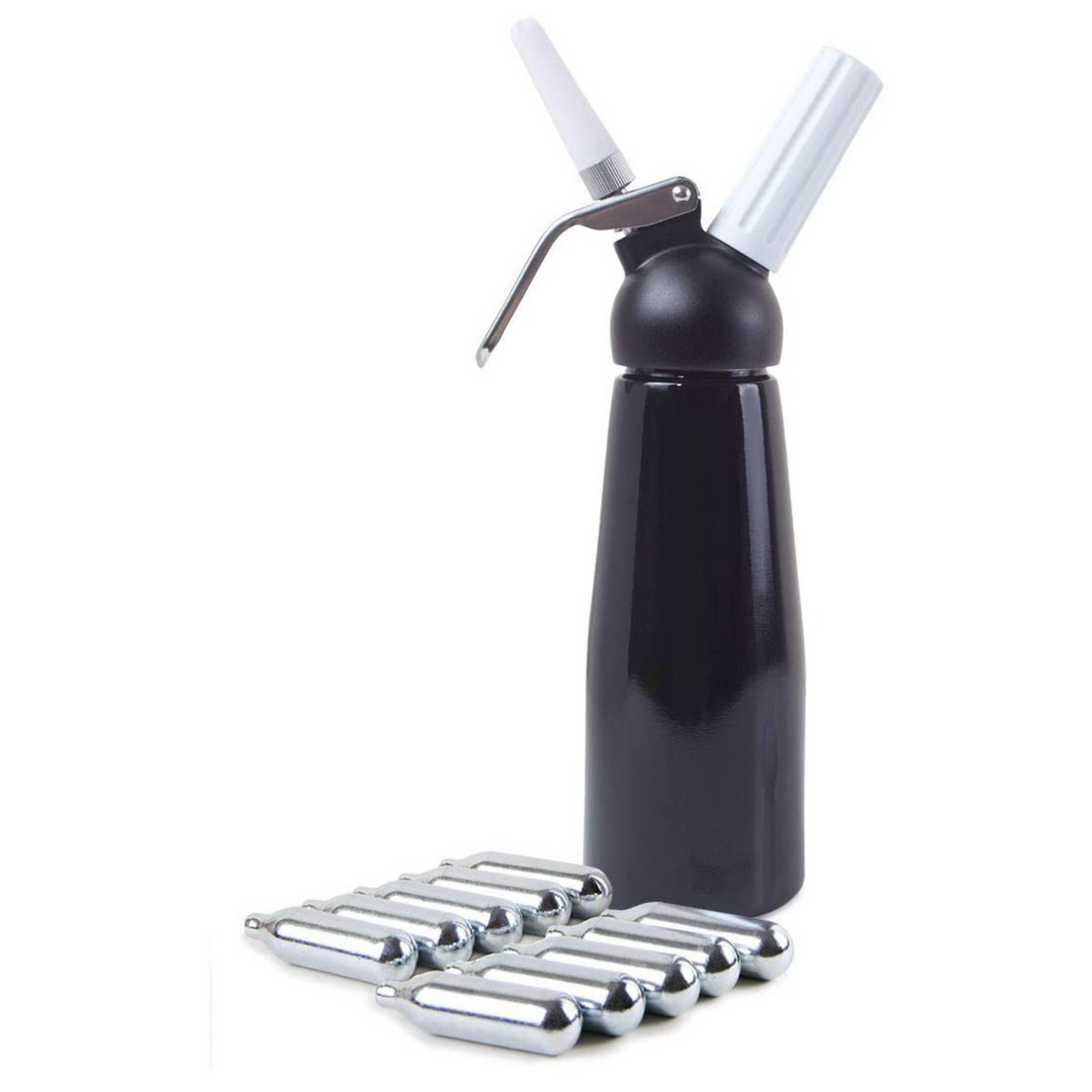 ICO Whipped Cream Dispenser (1 Pint/0.5L, Black) - ICO USA STORE