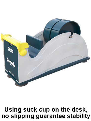 Excell ET-12271 Premium Twin-Roll Steel Desktop EXTRA WIDE™ Multi-Rolls Tape Dispenser, 2"