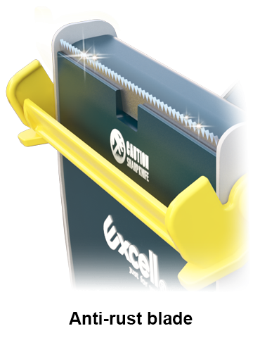 Excell ET-12271 Premium Twin-Roll Steel Desktop EXTRA WIDE™ Multi-Rolls Tape Dispenser, 2"