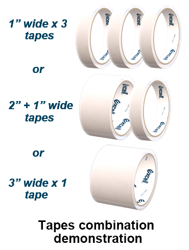 Excell ET-377 Kraft Paper, Gummed Paper Tape Dispenser: 3 