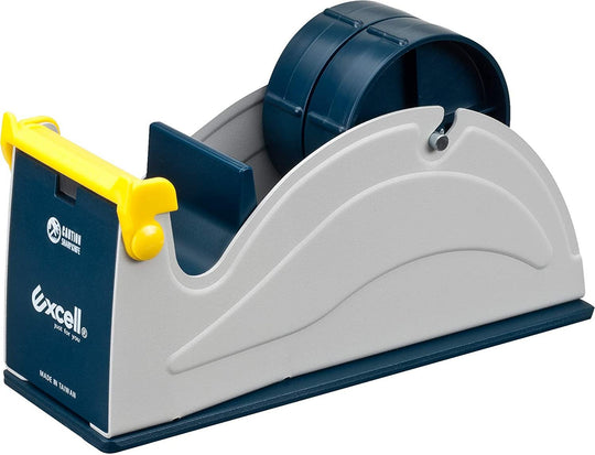 Excell ET-12271 Premium Twin-Roll Steel Desktop EXTRA WIDE™ Multi-Rolls Tape Dispenser, 2"