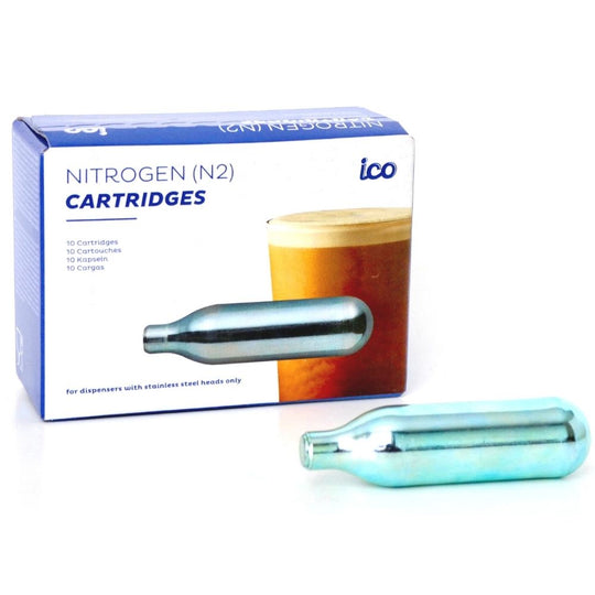 ICO N2 Nitrogen Gas Cartridge for Nitro Cold Brew or Nitro Coffee 2g, 10 count