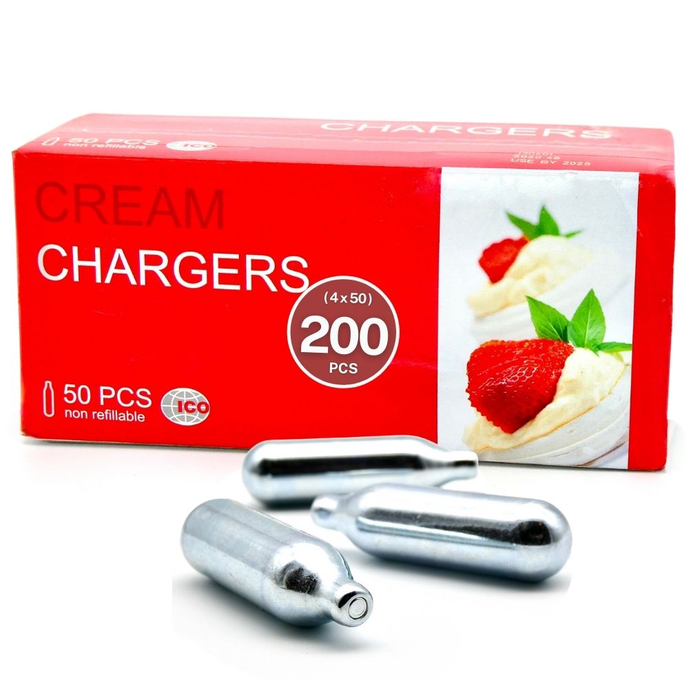 ICO 8g N2O Whip Cream Cartridges, Whipped Cream Chargers