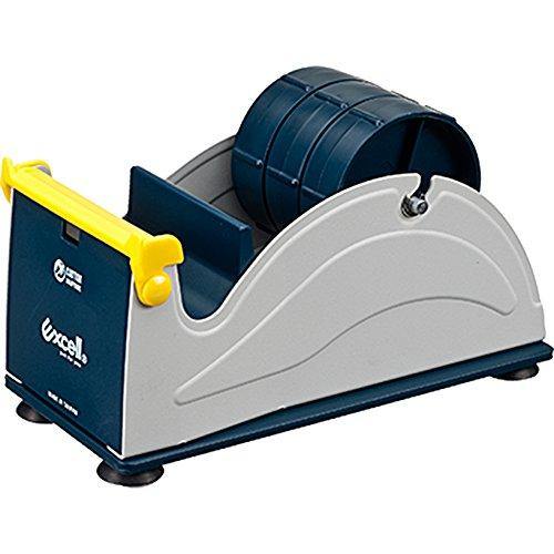 Excell ET-13371  Premium Twin-Roll Steel Desktop EXTRA WIDE™ Multi-Rolls Tape Dispenser, 3"